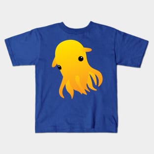 Yellow Dumbo Octopus Kids T-Shirt